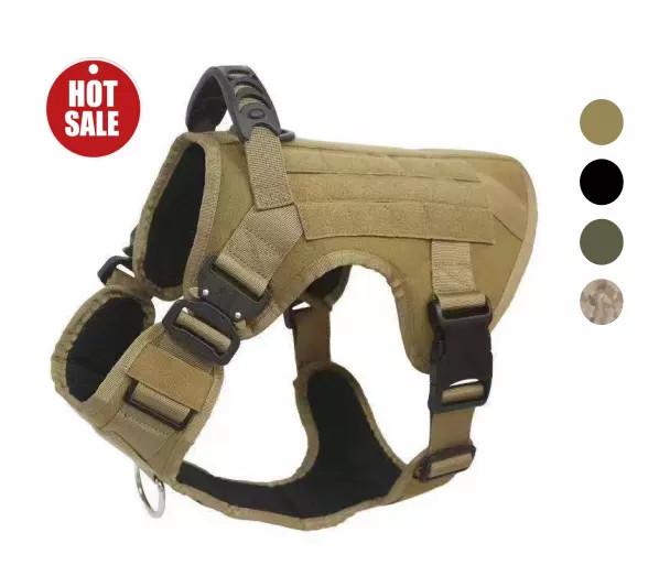 Oem Easy Walking Training Tactical Pet Harness Adjustable Chest Dog Harness