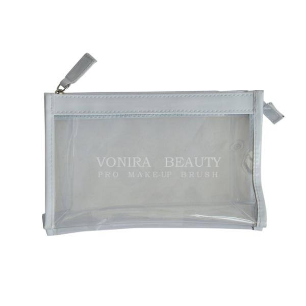 Waterproof Clear Transparent PVC Handbag Makeup Bag With Zipper