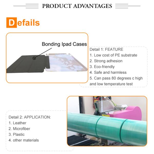 Свет высокой склеивающей пленки гибкости TPU термальной прозрачный для Interlining ткани