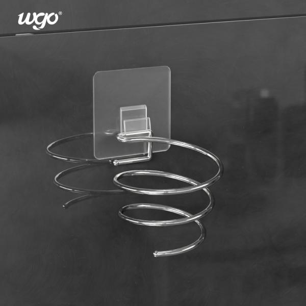 35.5cm Silver Color WGO Washable Bathroom Shower Caddy Clear Accessories Set