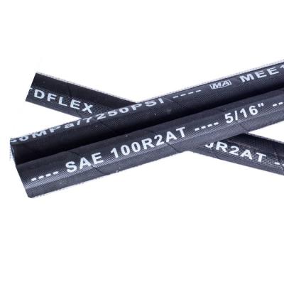 22mm Wire Reinforced Hydraulic Rubber Hose Spiraled Extensible Industrial Rubber Hose
