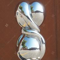 Easy Clean Abstract Stainless Steel Art Sculptures / Metal Modern Art Sculptures