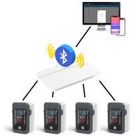 Dispositif robuste de surveillance à distance du patient oxymètre de pouls avec cryptage sécurisé et connectivité sans fil