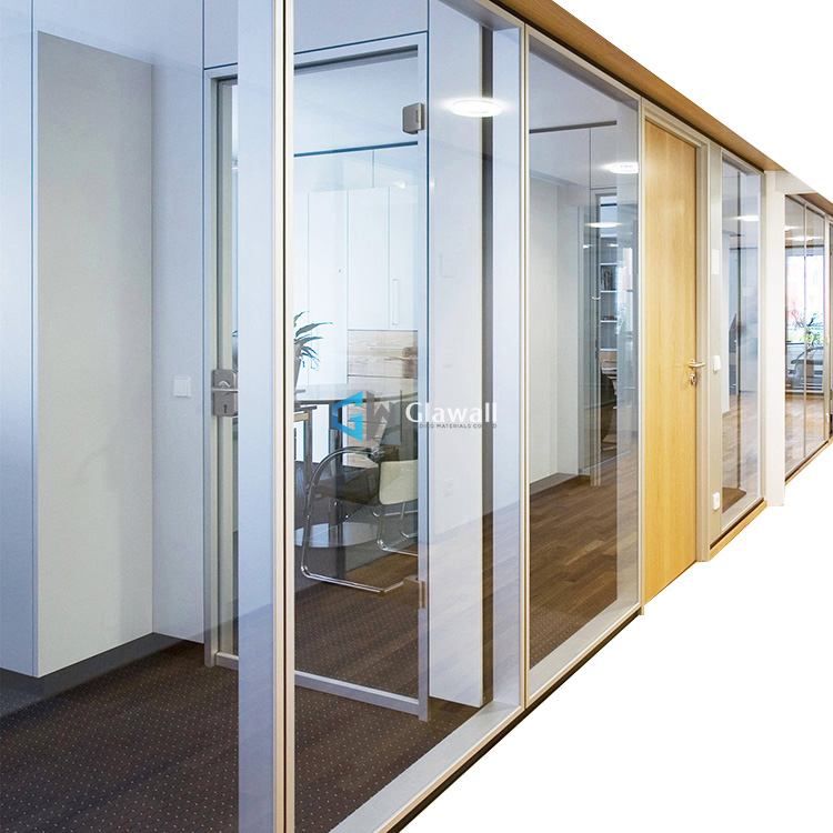 Customized Design Office Wall Separator Glass Room Dividers for Office