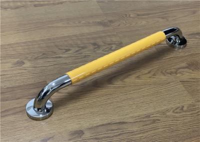 Stain Steel Yellow Plastic 800mm 150kg Disabled Wall Handles Disabled Grab Rail