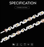 IP65 bande LED flexible facile à plier bande LED en forme de S pour la décoration de bar