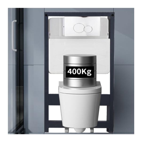 Wall Mounted Concealed Tank Cistern with Stainless Steel Frame and European Watermark
