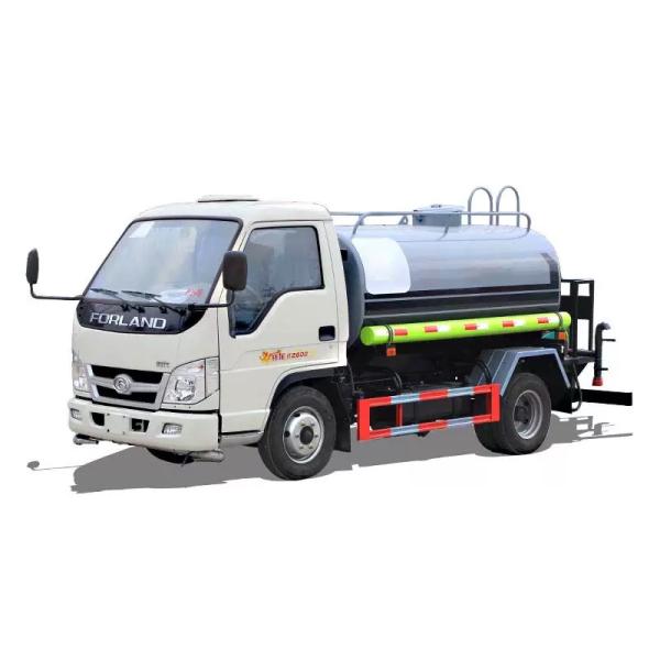 2000L FOTON FORLAND Water Bowser Water Tank Truck With 47hp Diesel Engine