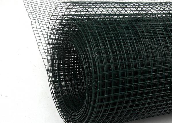 En plastique vert revêtu de treillis métalliques soudés pour une forme de trou carré de 1/2 