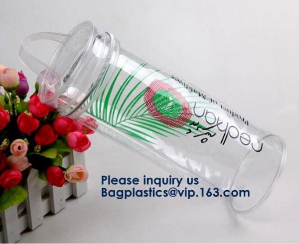 Vinyl Zipper Tube, Makeup Tube Bag, Cosmetic Tube Transparent Plastic Cosmetic Organizer Bag Pouch PVC Travel Toiletry