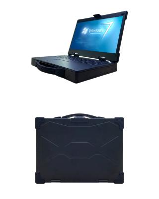 High Brightness LED 17.3 Inch Downward Portable Industrial Computer Industrial Dual Al-alloy Rugged Laptop