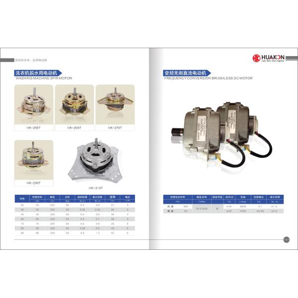 Electric Motor Project for AC Asynchronous Motor in Washing Machine Parts HK-118T