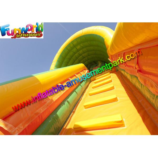 Kids Commercial Inflatable Slide , Jungle Tree Inflatable Cartoon Dry Slides