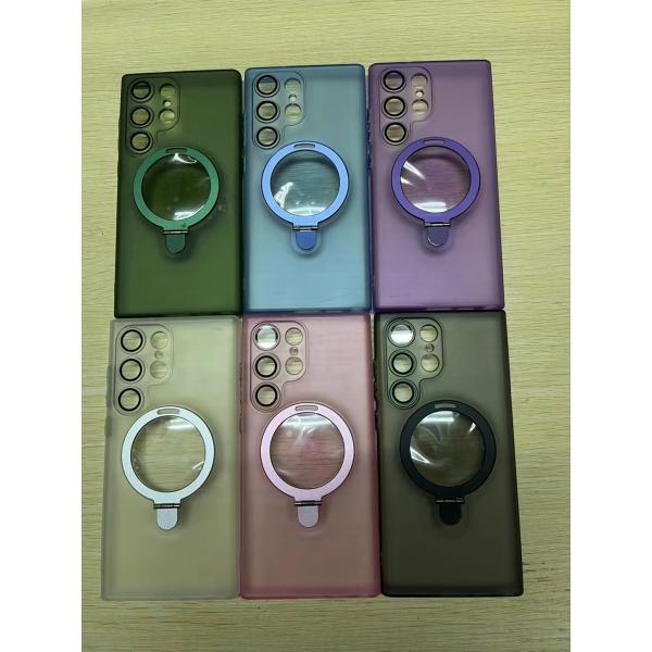 Frosted Clear Luxury Cell Phone Case Anti Fall OEM With A Lens Film