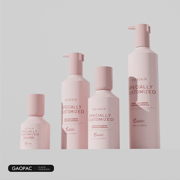 PET Material Shower Gel Bottles and Plastic Shampoo Bottles with Customizable Colors in 100/200/300/400ml Sizes