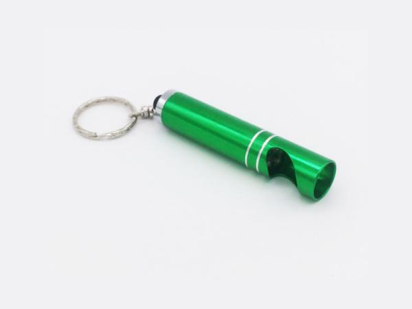 Personalized Anodized Aluminum Keychain Mini Flashlight LED Beer Bottle Opener, Laser Engrave Logo, Cheap Key Ring