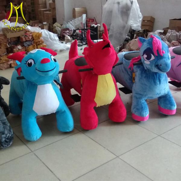 Hansel  stuffed animal riding toys electric big ride-on horse electric animal toy ride
