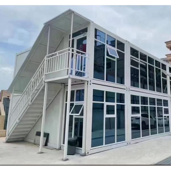 Steel Door Prefabricated Container House 20ft 40ft Modular Steel Container Homes