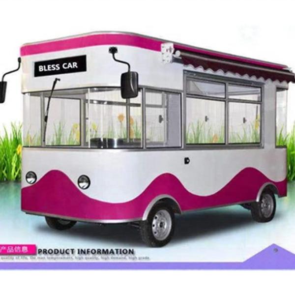 Customized Condition Vintage Food Truck 600kg Capacity 220V/380V'