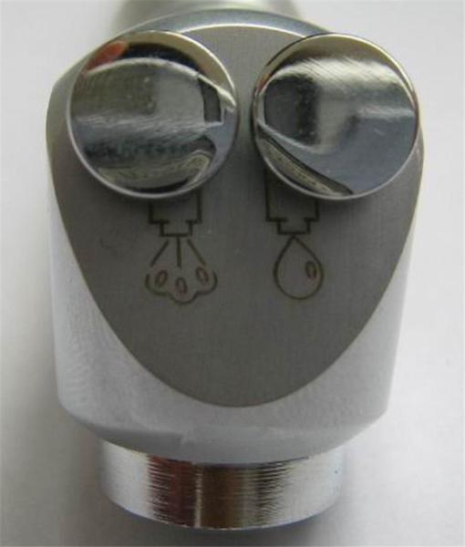 Seringa Kit Air Water Spray Triple de lustro dental Handpiece de 3 maneiras 2 pontas de bocais