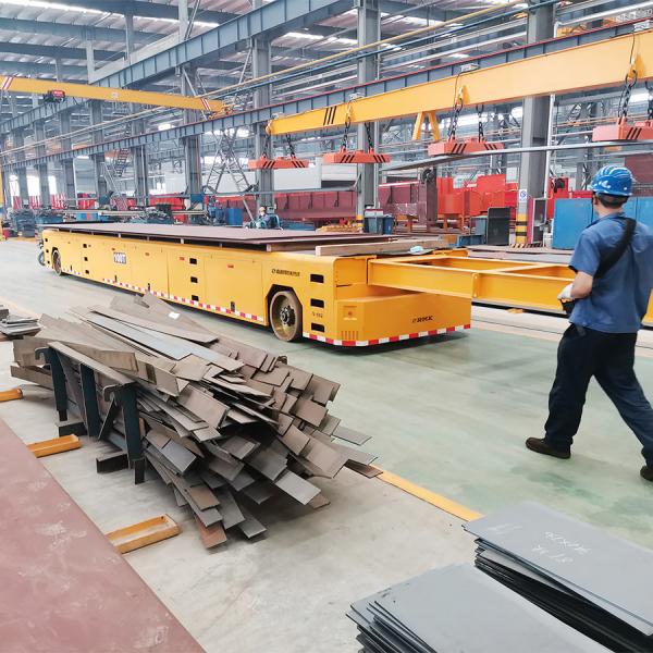 Heavy 80T Transport Platform Lithium Battery Transfer Cart