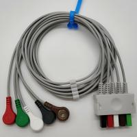 cabo da ligação de 90cm Siemens Ecg para o desgaste do conector do monitor de ECG - resistente