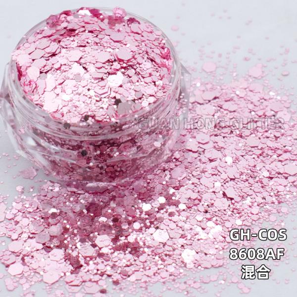 Party Makeup Iridescent Face Glitter Hexagon Titanium Ceramic Loose Cosmetic Glitter