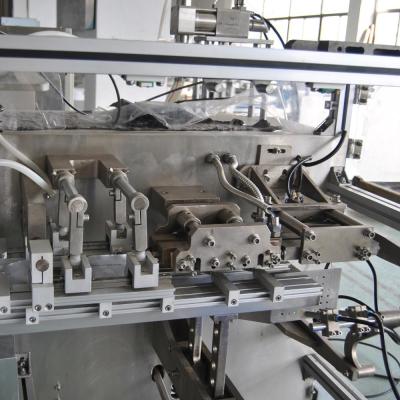 High Efficiency face mask cutting folding packing machine adjustable speed facial mask packing machine