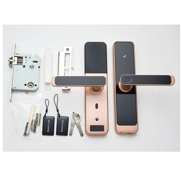 YAGU Multi Point Digital Fingerprint TTLOCK Tuya App Smart Door Lock With Camera Smart Locks Front Door