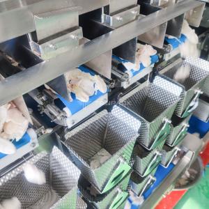 50g胃の魚の泡生鮮食品のMultiheadの計重機8の頭部は供給の計重機をねじで締める