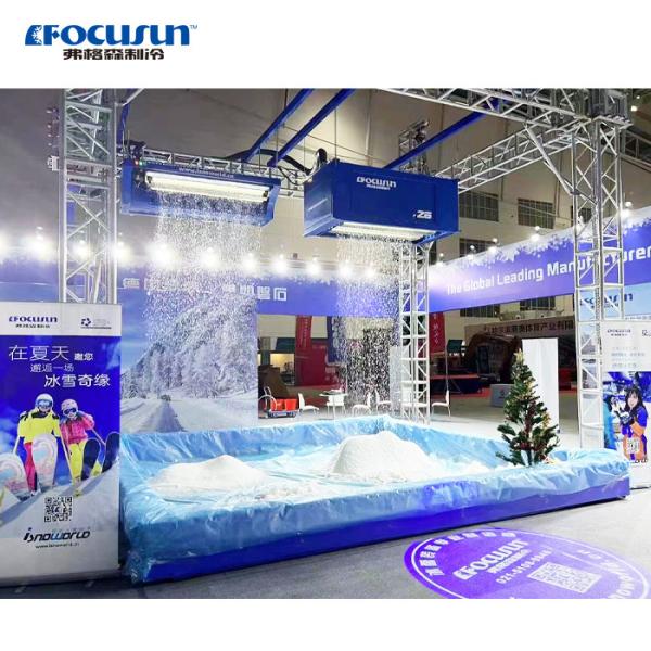 Energy Saving Cooling Air Cooling Focusun Snow Machine with Bitzer Compressor