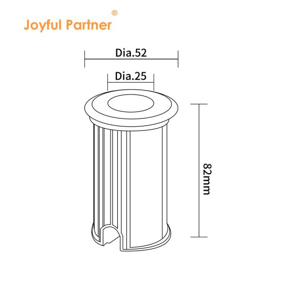 1W 2W Swimming Pool Underwater Light Recessed Type DIA 42mm For Pool Pond Decoration