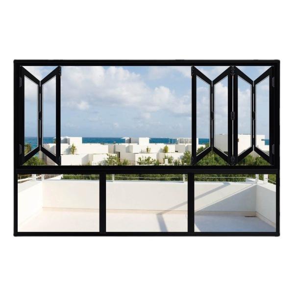 Aluminum Folding Windows With Modern Process Thermal Break For Bedroom