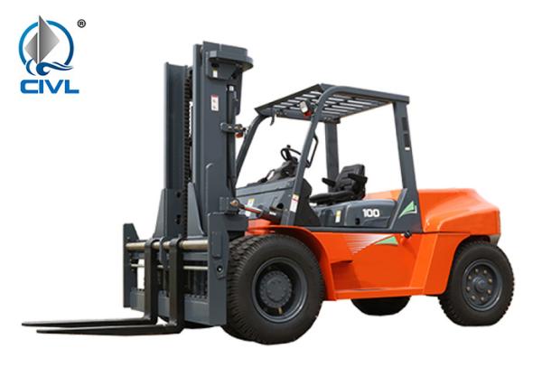 8.5-10 Tons Diesel Counterbalanced Forklift Internal Combustion Forklift Factory Warehouse Lift 3m