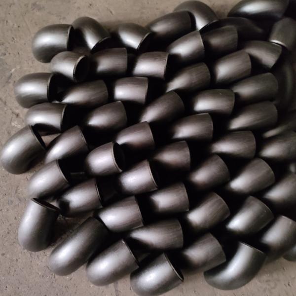 Wear Resistance Seamless Pipe Fittings Hot Pressing Carbon Steel Elbow DN15-DN700