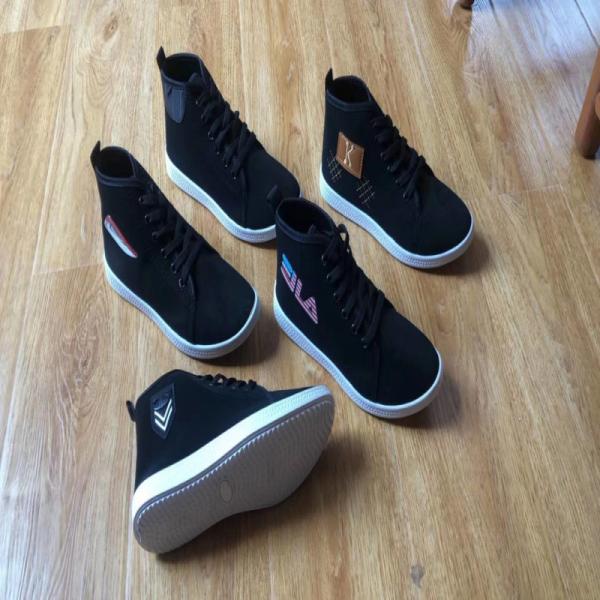 Ladies 5 Style Casual Shoes Ventilation Large Size Black Shoes Skate Shoes