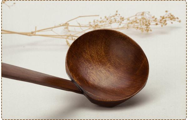 Korean Wooden Cooking Utensils Hot Pot Tortoise Shell Colander Strainer Spoon