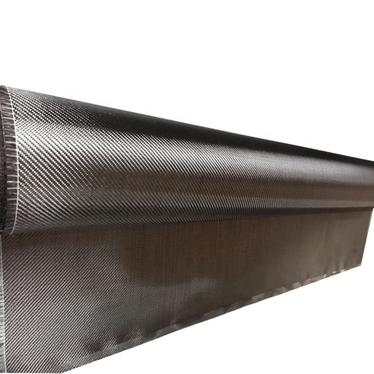 Smooth Surface 200Gsm Coloured Carbon Fibre Cloth With Carbon Fiber Intervention Impregnated Plain Style