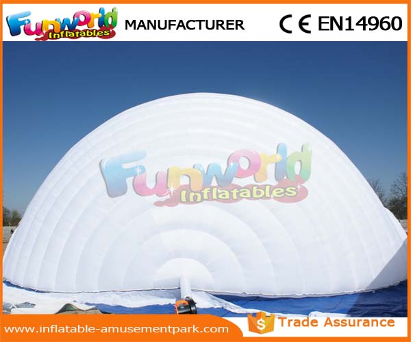 Большой нейлон покрытый ПВК или брезент ПВК шатра иглу шатер купола раздувного раздувной для на открытом воздухе