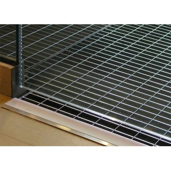 2-8mm Galvanized Welded Steel Walkway Grating For Drain Cover Flat Bar ASTM A36