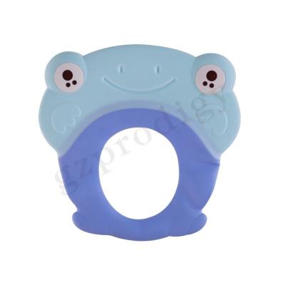 Nontoxic Multiscene Baby Bath Hat PP TPR Material 26.5x25.7cm 	Baby Shampoo Cap