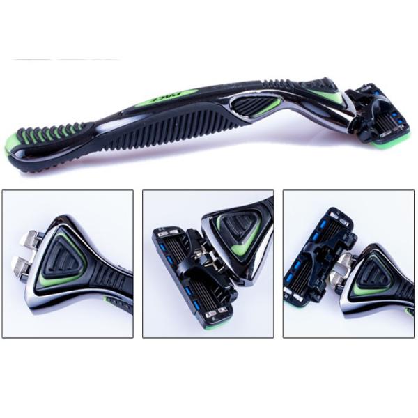 6 Blades  razor for shaving , Pace 6 blue lubricating strip Razor Cartridges