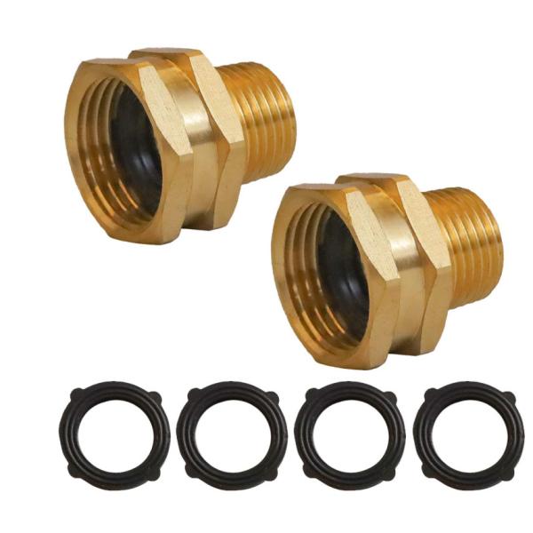 GHT к соединителю крана NPT латунному, 3/4