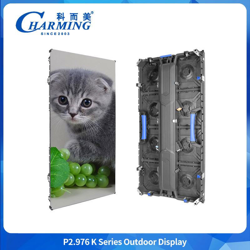 Outdoor LED Video Wall Display P2.98 IP65 Waterproof with 7680Hz Refresh Rate for Advertising Screen Solutions