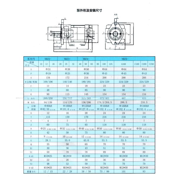 NBZ3-G25F SAEMP Gear Pump