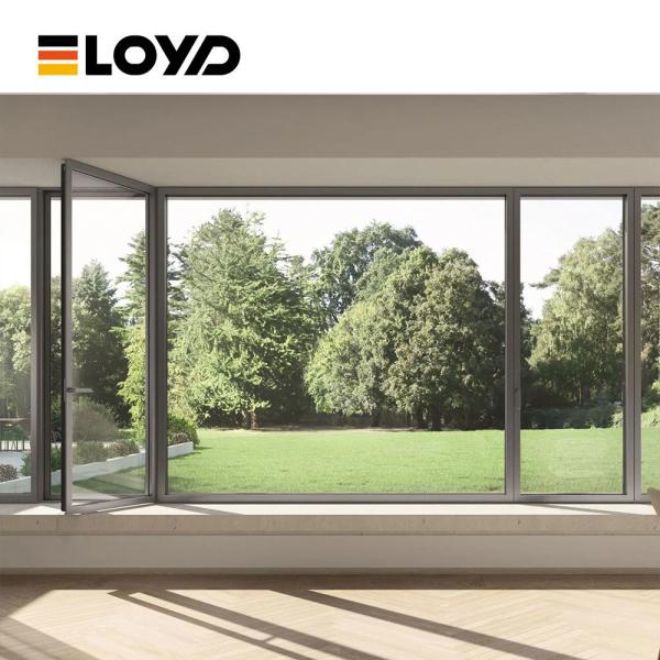 Slim Frame Aluminum Casement Window for Contemporary Homes