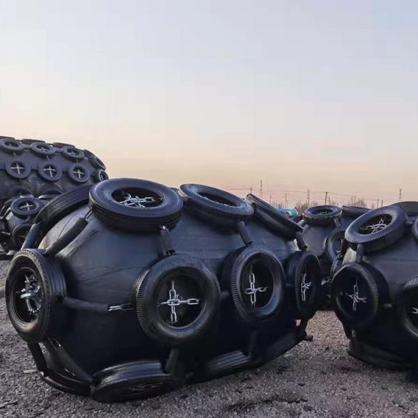 Tipo de goma neumático estándar defensa de la honda de la defensa del ISO 17357 de Yokohama