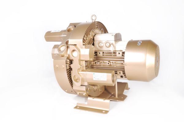 1.5kW Ultra High Pressure Ring Side Channel Air Blower Double Stage