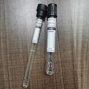 Tubo descartável superior preto da coleção do sangue do vácuo para o teste 1ml