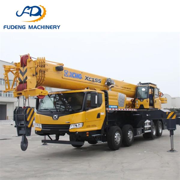 Professional Grade Used Wheel Truck Crane with XCMG XCT55 55Ton Mobile Truck Crane for Lifting